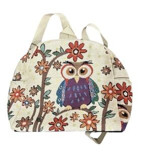 Owl Patterned  Backpack